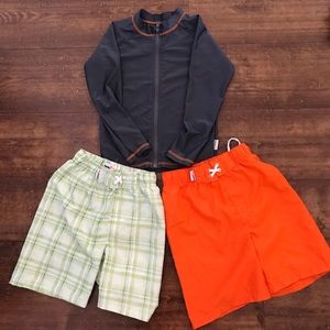 Boys 4T SwimZip swimwear set